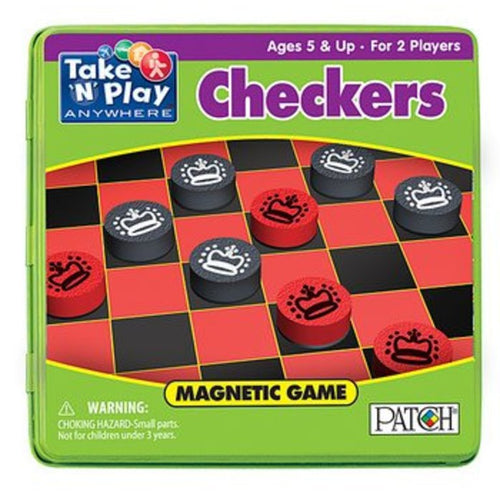 Checkers Game in a Tin