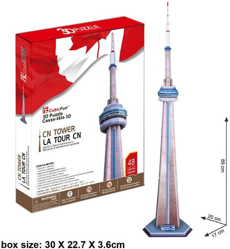 3D CN Tower Puzzle Sweet Thrills Toronto