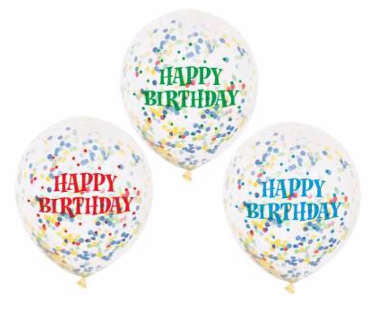 Confetti Latex Balloons - Sweet Thrills