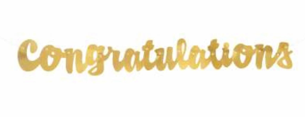 CONGRATULATIONS BANNERS - Sweet Thrills