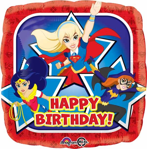 DC GIRL SUPER HERO BALLOON - Sweet Thrills
