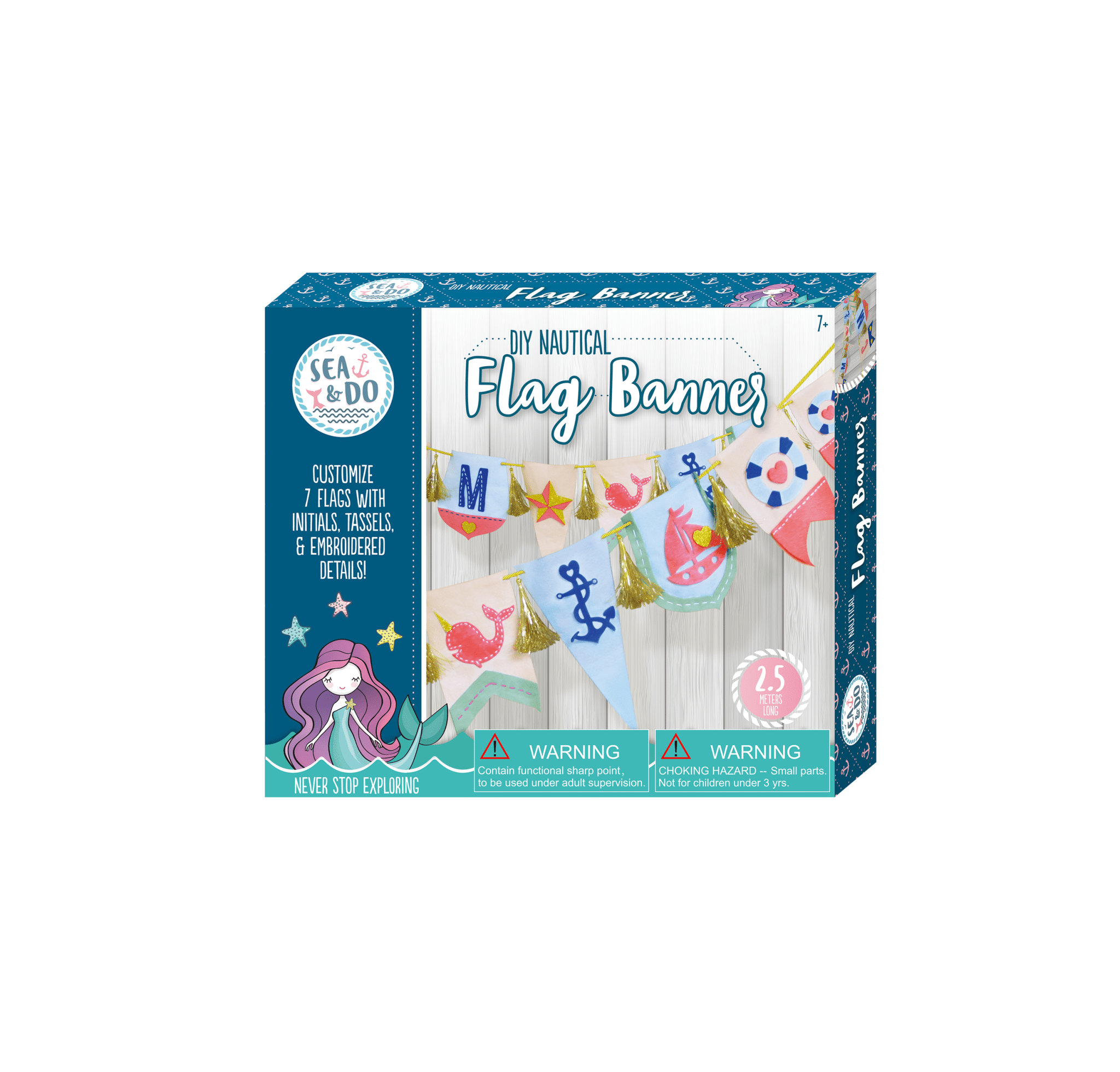 DIY NAUTICAL FLAG BANNERS - Sweet Thrills