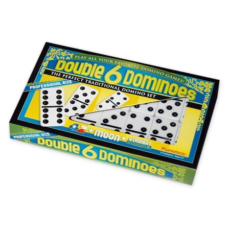 DOUBLE 6 DOMINOES BLACK - Sweet Thrills