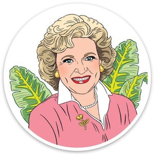 Betty White Sticker Sweet Thrills Toronto