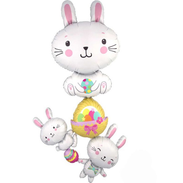 EASTER BUNNY TRIO BALLOON - Sweet Thrills