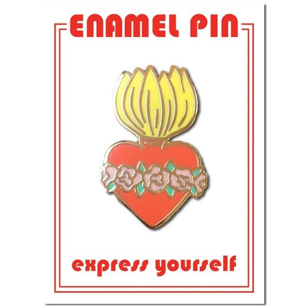 Enamel Pin - Burning Heart - Sweet Thrills