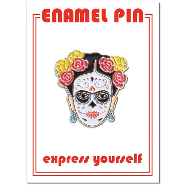 Enamel Pin - Frida Day of the Dead - Sweet Thrills