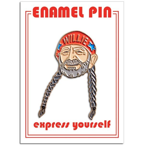 Enamel Pin - Willie Nelson - Sweet Thrills
