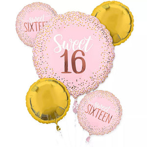 Pink Sweet Sixteen Balloons
