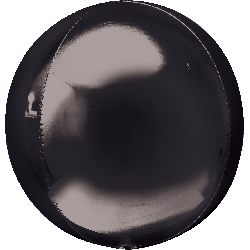 BLACK ORBZ BALLOON