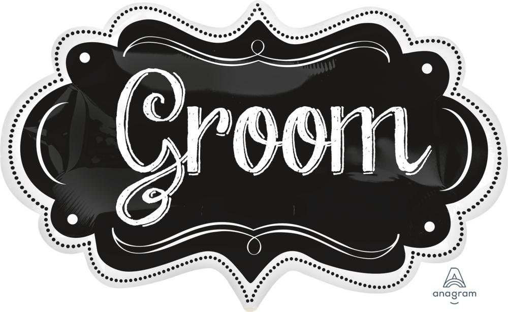 GROOM CHALKBOARD BALLOON - Sweet Thrills