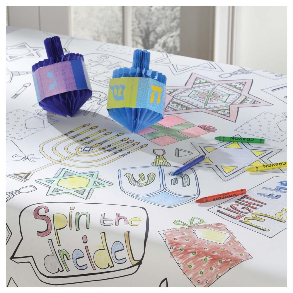 HANNUKAH COLOURING TABLECLOTH - Sweet Thrills