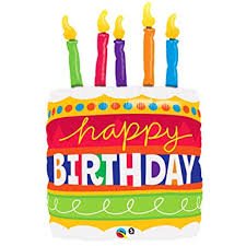 Happy Birthday Cake Balloon - Sweet Thrills