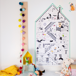 Giant House Colouring Poster Sweet Thrills Toronto