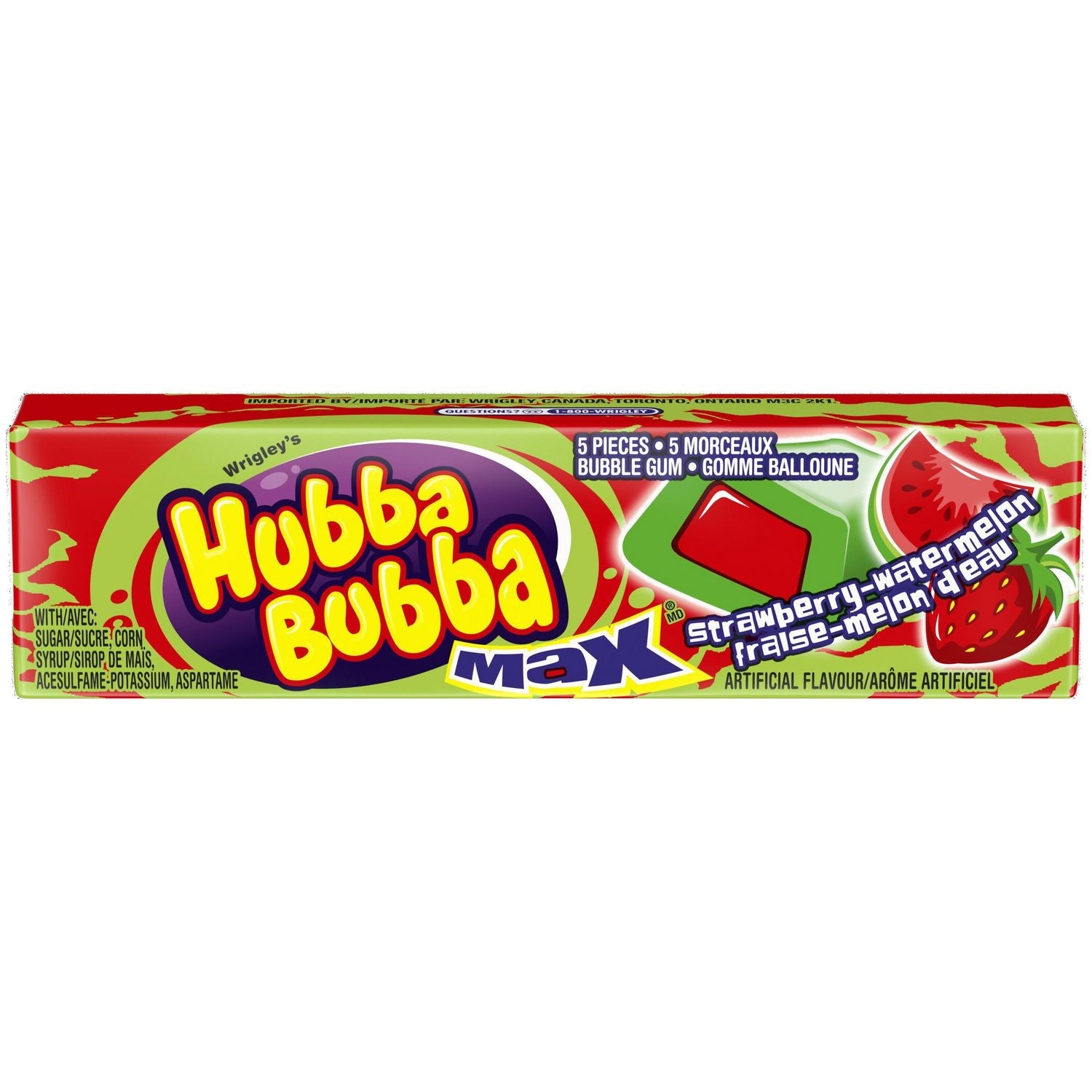 HUBBA BUBBA MAX STRAWBERRY - WATERMELON - Sweet Thrills