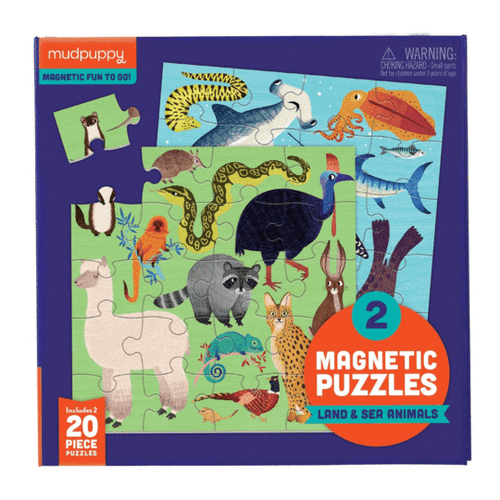 Land and Sea Animals Magnetic Puzzle