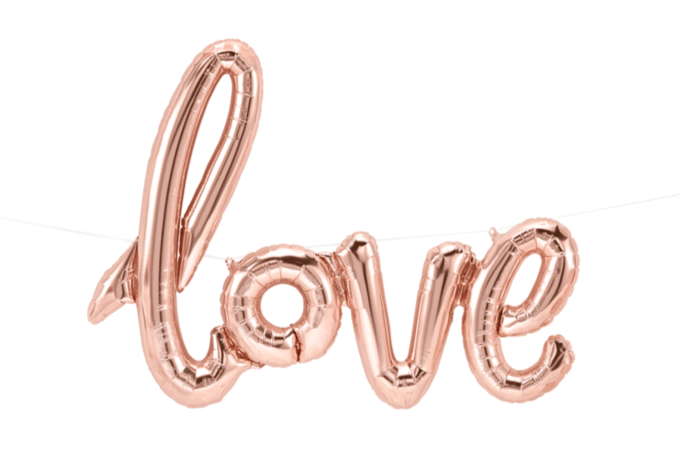 LOVE BANNER BALLOON FOIL - Sweet Thrills