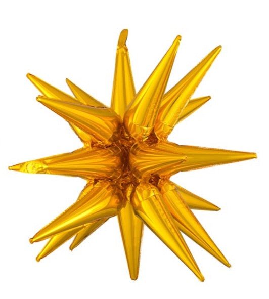MAGIC STAR GOLD AIR FILLED BALLOON - Sweet Thrills