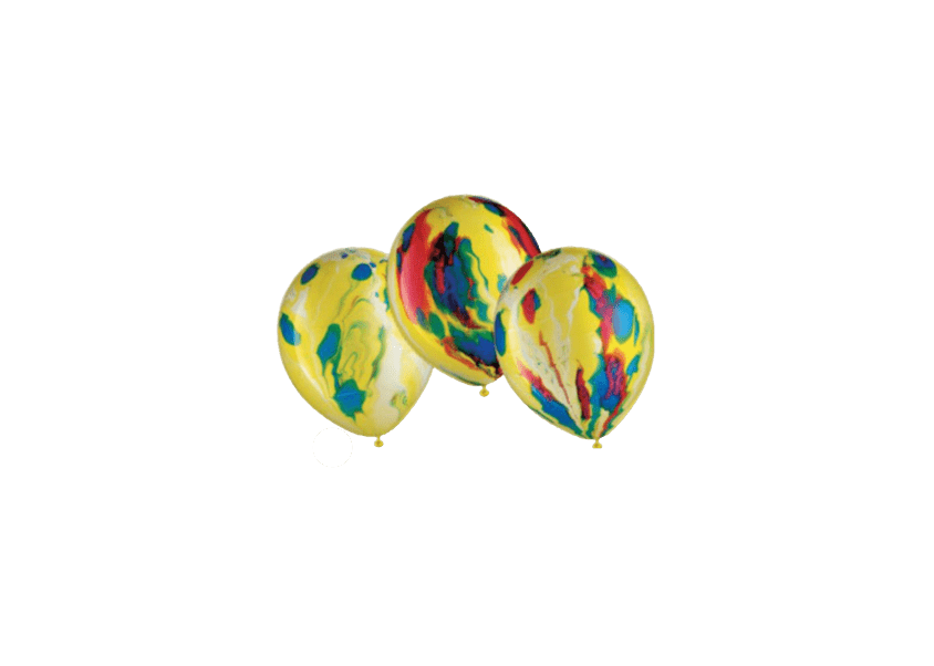 MARBLEIZED BALLOONS YELLOW - Sweet Thrills