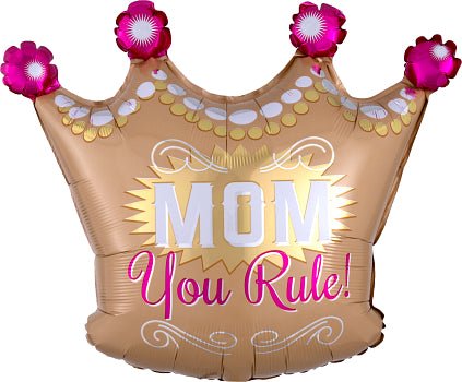 Mother's Day Balloon Mom You Rule - Sweet Thrills