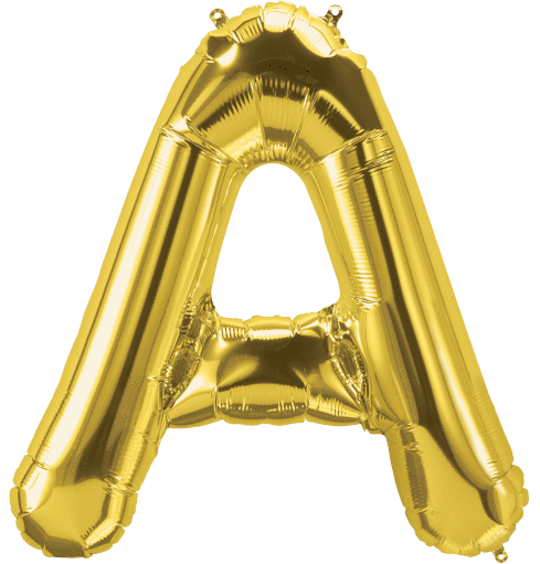 LETTER A FOIL BALLOON
