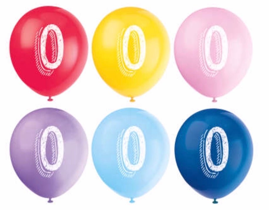 Numbered Latex Balloons - Sweet Thrills