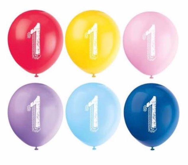 Numbered Latex Balloons - Sweet Thrills