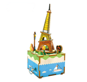 DIY Wooden Music Box - Romantic Eiffel