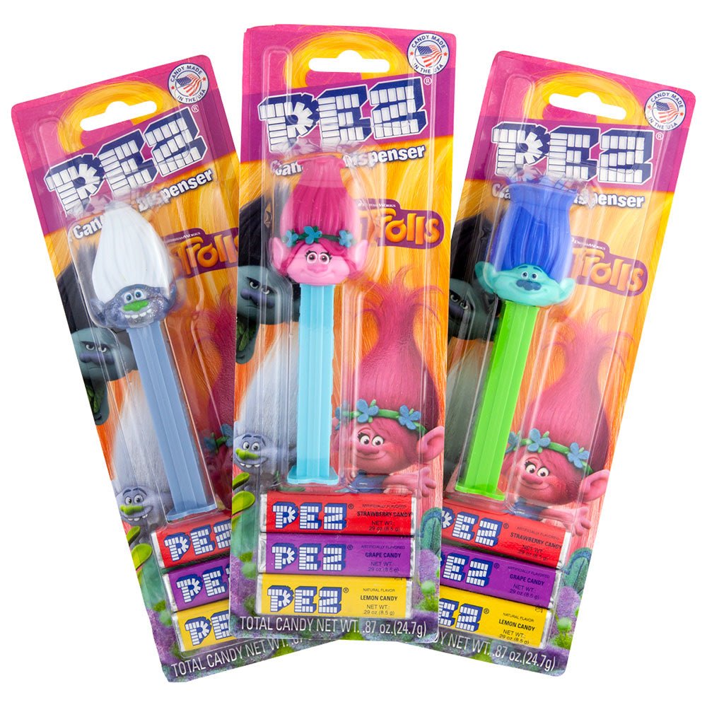 PEZ TROLLS - Sweet Thrills