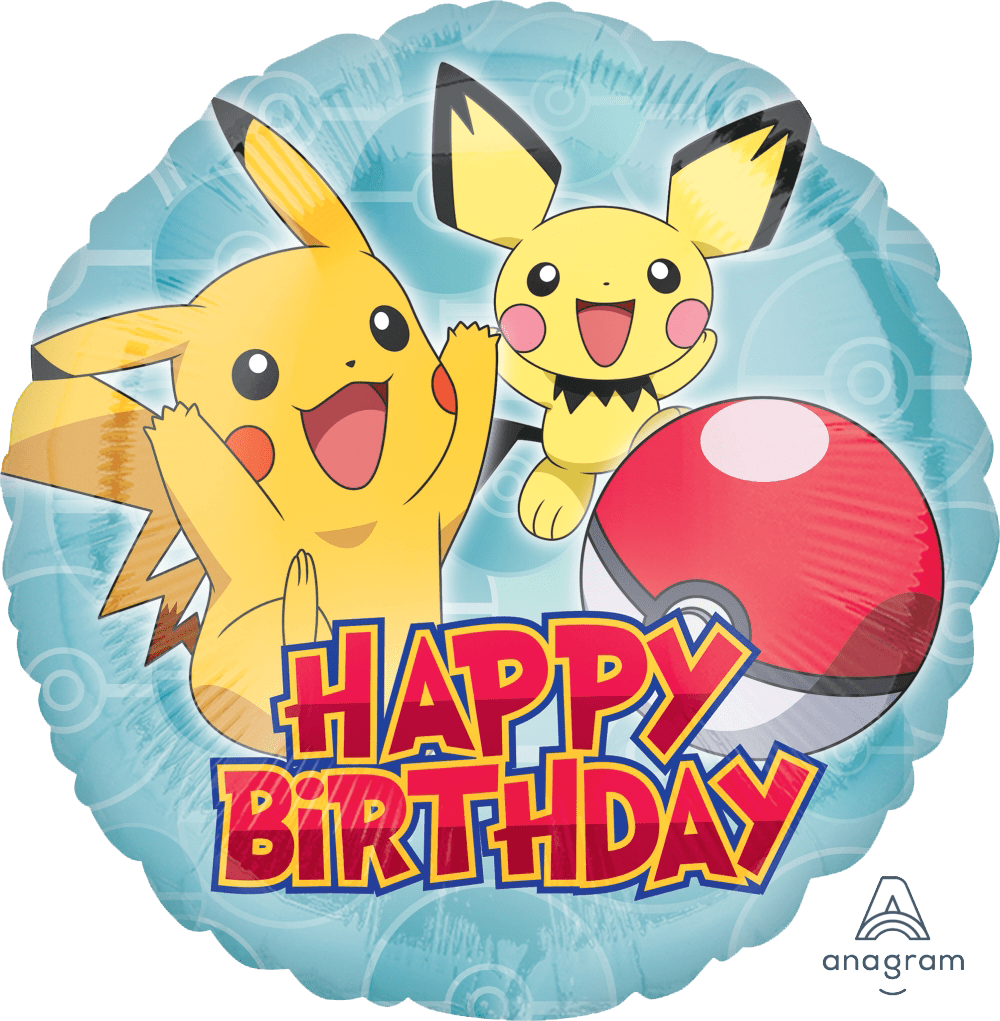 Pokemon Birthday Balloon - Sweet Thrills