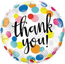Polka Dot Thank You Balloon - Sweet Thrills