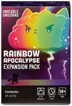 Unstable Unicorns: Rainbow Apocalypse Expansion Game Sweet Thrills Toronto