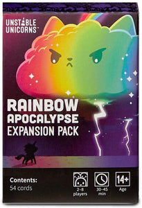 Unstable Unicorns: Rainbow Apocalypse Expansion Game Sweet Thrills Toronto