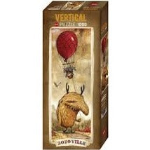 (1000 pcs) Red Balloon Vertical Puzzle