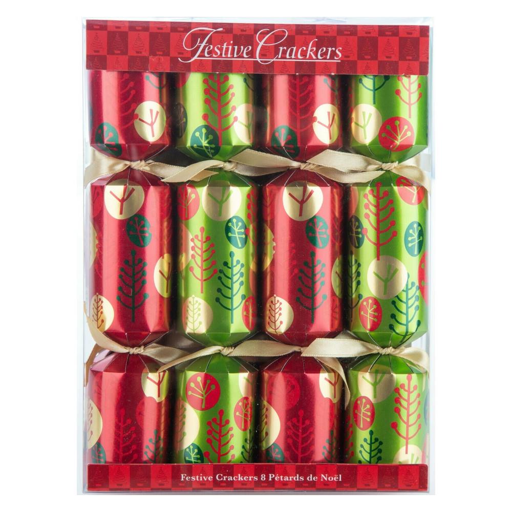 RED AND GREEN TREES CRACKERS