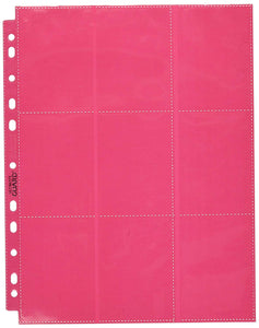 Page Sideload: 18 pockets, 10 pages - Red