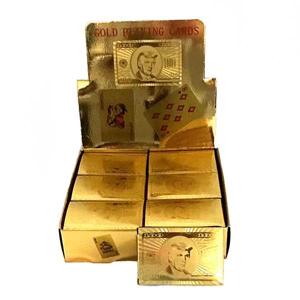 GOLD TRUMP PLAYING CARDS
