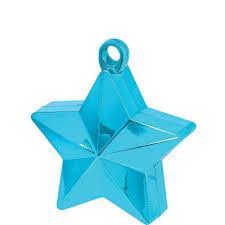 STAR BALLOON WEIGHT LIGHT BLUE - Sweet Thrills