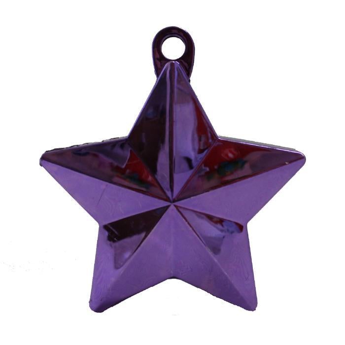 STAR BALLOON WEIGHTS PURPLE - Sweet Thrills