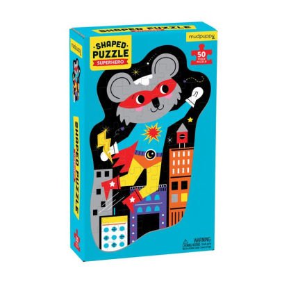 SUPERHERO 50 PIECE SHAPED PUZZLE - Sweet Thrills