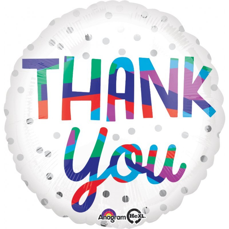 THANK YOU FOIL BALLOON - Sweet Thrills