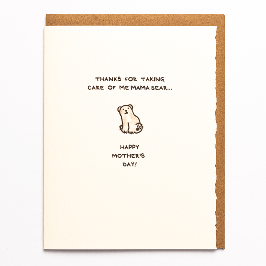 Thanks For Taking Care of Me Mama Bear - Sweet Thrills