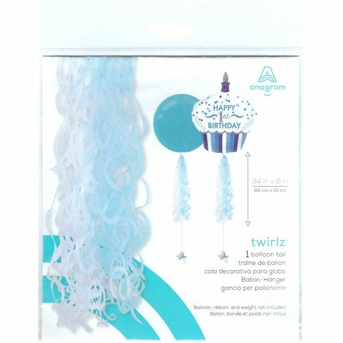TWIRLZ BALLOON TAIL BLUE - Sweet Thrills
