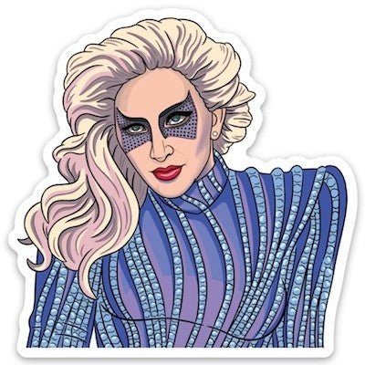 Vinyl Sticker - Lady Gaga - Sweet Thrills