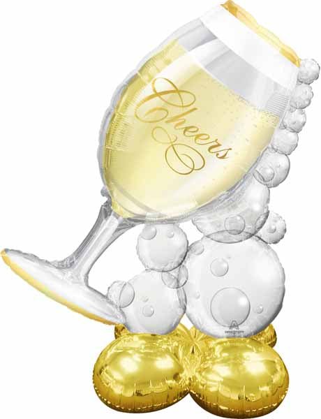WINE GLASS AIRLOONZ BALLOON - Sweet Thrills
