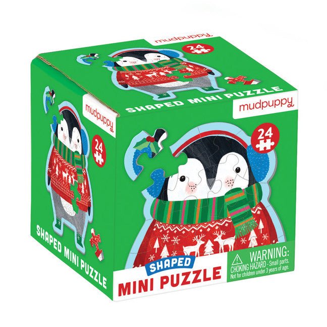 WINTER PENGUIN SHAPED MINI PUZZLE - Sweet Thrills