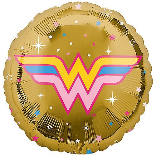 WONDER WOMAN GOLD BALLOON - Sweet Thrills